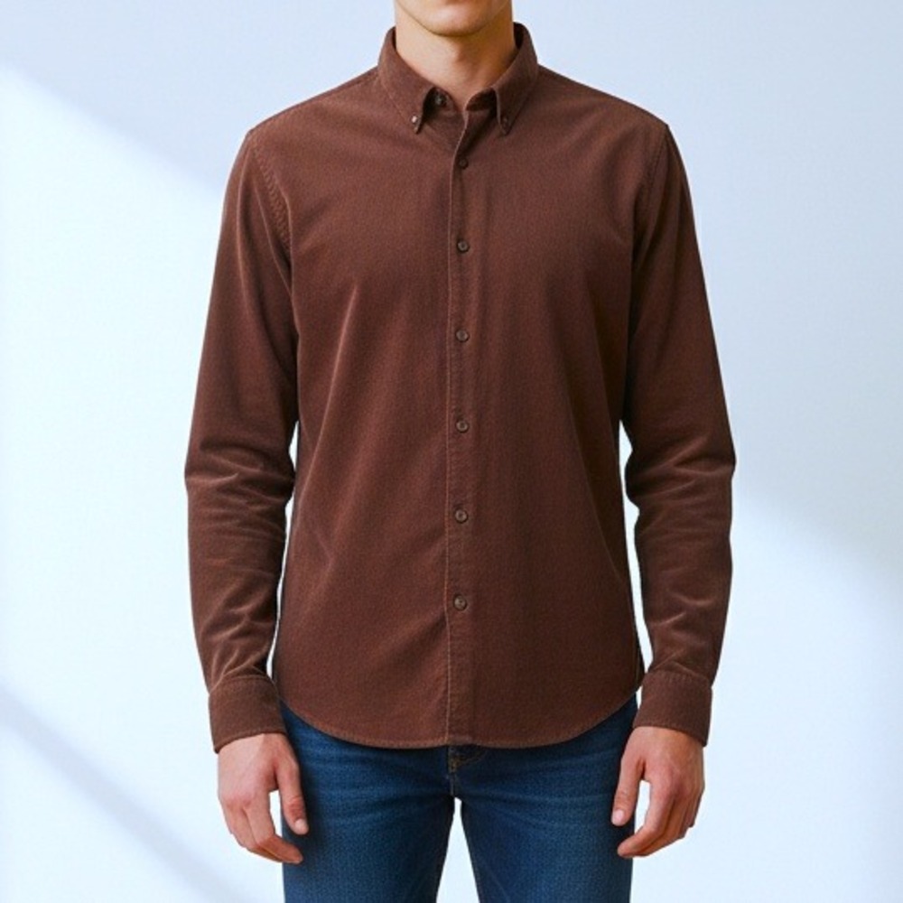 Tommy Bahama Silk Cotton Blend Men's XL  Shirt – Long Sleeve‎ maroon burgundy